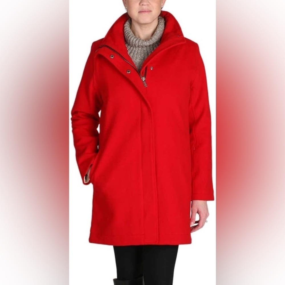 NEW Pendleton Ladies' Water Resistant Campbell Red Wool Jacket Size M